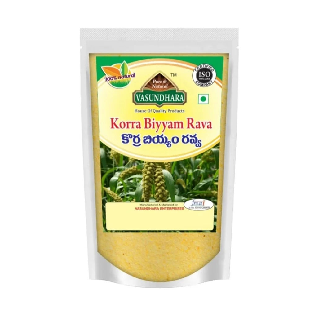 Vasundhara Foxtail Millet Rava (Korra Biyyam Rava)